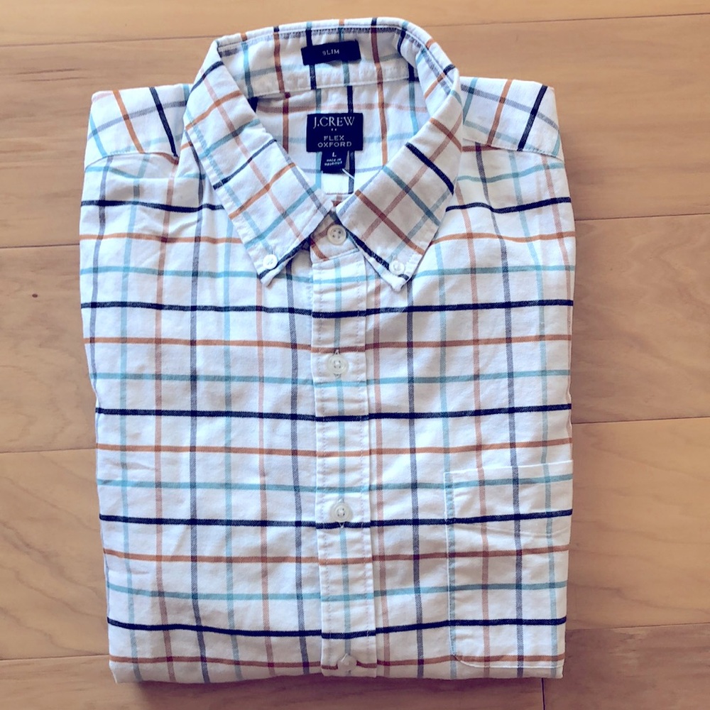 NWT J.CREW FLEX OXFORD